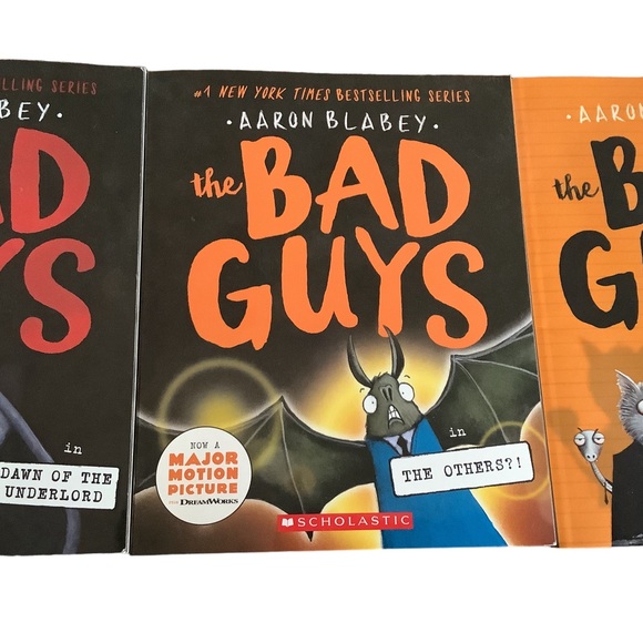Lot of 3 The Bad Guys Scholastic Paperback Books Aaron Blabey #’s 1, 11 and 16 - Picture 4 of 12